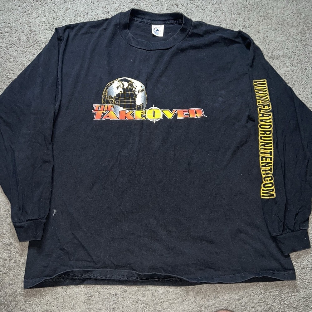 Rowdy Rahz Queen Latifah Flavor Unit T-Shirt NJ Rap Hip Hop GhettoWorks XL